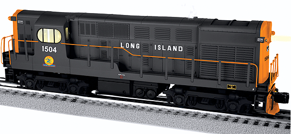 Diesel Scale FM H16-44 w/RailSounds & Smoke - 3-Rail - Legacy Control -- Long Island #1504 (gray, orange)