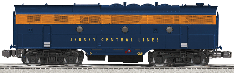 EMD F3B - Scale 3-Rail w/Legacy Sound, Control & Smoke -- Central Railroad of New Jersey #56-D (blue, tangerine)