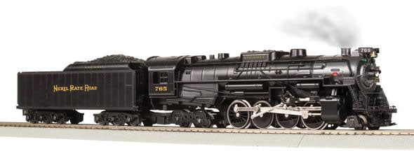 2-8-4 Berkshire w/Sound, Smoke & FlyerChief Control - American Flyer(R) -- Nickel Plate Road #765 (black)
