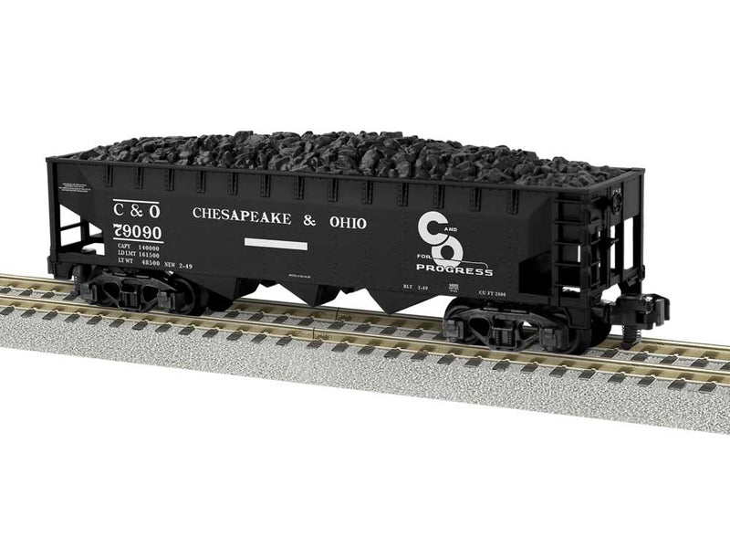 3-Bay Hopper - Ready to Run - American Flyer(R) -- Chespeake & Ohio 79090
