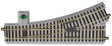 R20 Command Control/Remote Turnout - American Flyer(R) FasTrack -- Left Hand