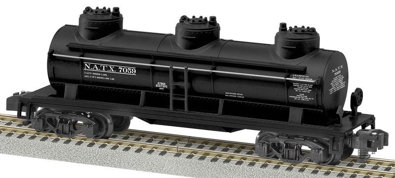 3-Dome Tank Car - Ready to Run -- N.A.T.X.