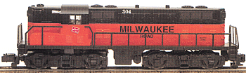 Diesel GP 9 Powered -- Milwaukee Road