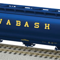3-Bay Cylindrical Covered Hopper - Ready to Run - American Flyer(R) -- Norfolk Southern #10870 (Wabash Heritage; blue, yellow)