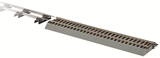 American Flyer(R) FasTrack™ Roadbed Track -- 5"  12.7cm FasTrack-to-Traditional American Flyer Transition Section-1