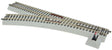 R27 Manual Turnout - American Flyer(R) FasTrack -- Left Hand