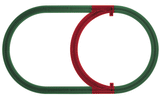 Inner Passing Loop Track Pack - FasTrack - American Flyer(R)-1