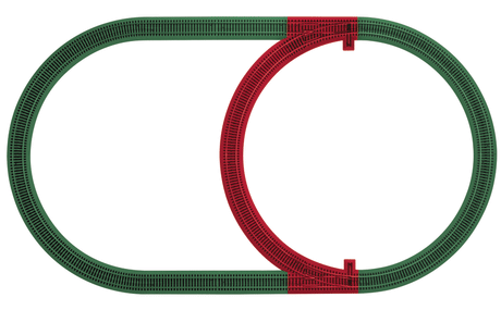 Inner Passing Loop Track Pack - FasTrack - American Flyer(R)-1