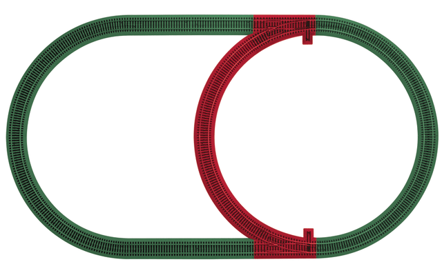 Inner Passing Loop Track Pack - FasTrack - American Flyer(R)-1