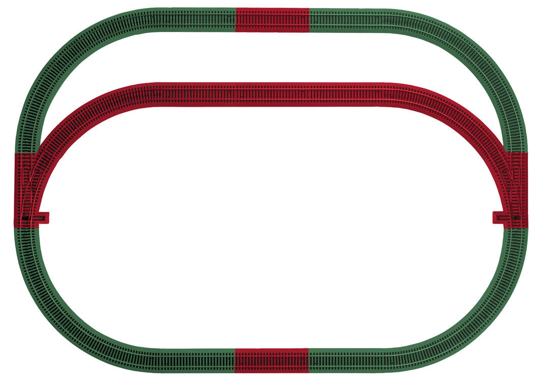 Outer Passing Loop Track Pack - FasTrack - American Flyer(R)-2