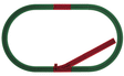 FastTrack - American Flyer(R) -- Siding Track Add-On Track Pack-1