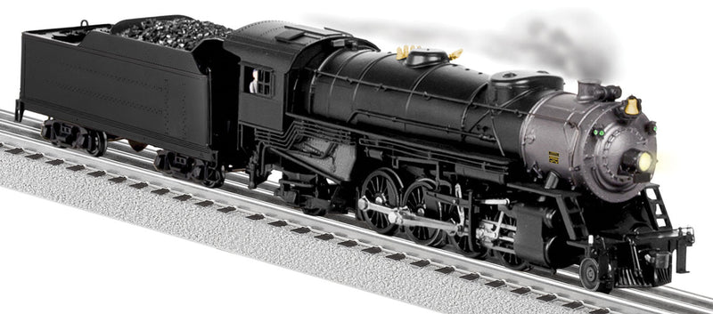 2-8-2 Heavy Mikado - Scale 3-Rail w/Legacy Sound & Control -- Painted, Unlettered (black, graphite)