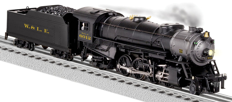 2-8-2 Heavy Mikado - Scale 3-Rail w/Legacy Sound & Control -- Wheeling & Lake Erie #6012 (black, graphite)