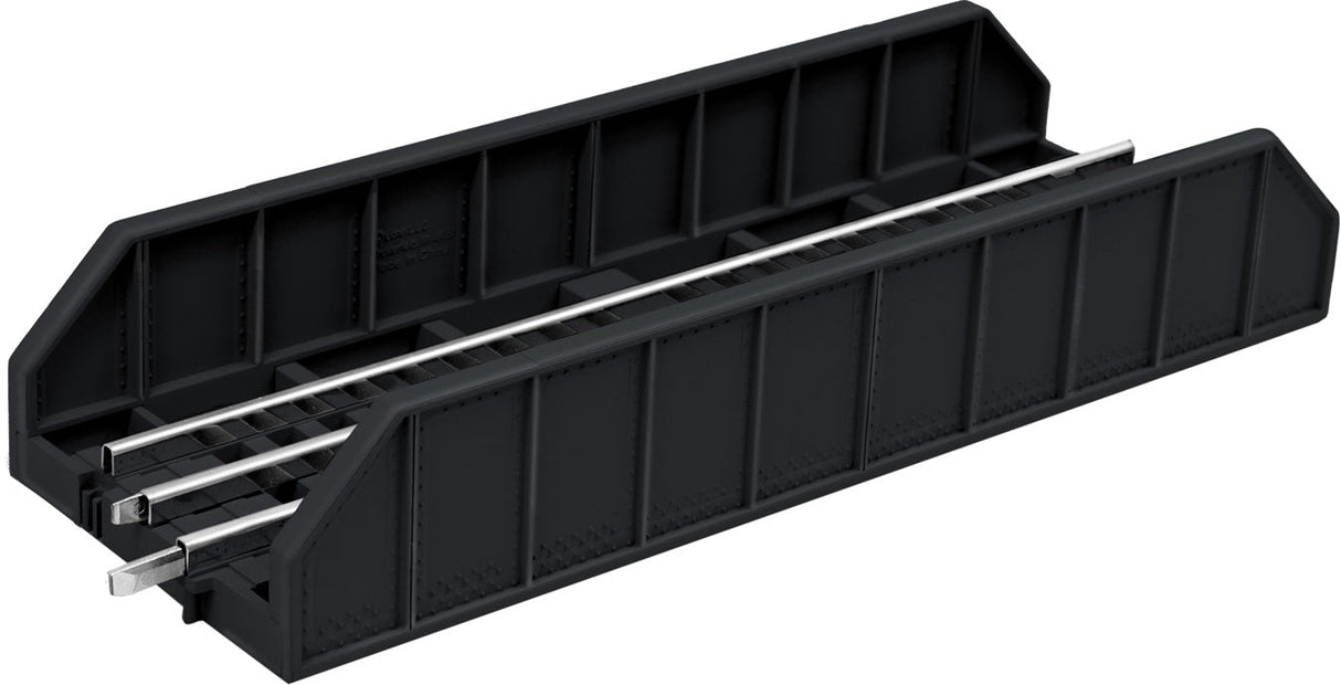 FasTrack Girder Bridge -- Black - Kit - 10" 25.4cm Long-2