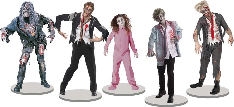 Zombie Figure Pack pkg(5)-1