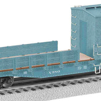 Scale Crane Boom Car w/Legacy RailSounds - 3-Rail - Ready to Run -- Detroit, Toledo & Ironton #X380 (blue, red, Compass Logo)