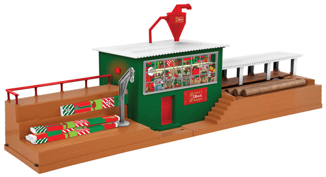 Santa's Work Shoppe Operating Sawmill w/Sounds -- Kit - 16 x 6 x 6"  40.6 x 15.2 x 15.2cm