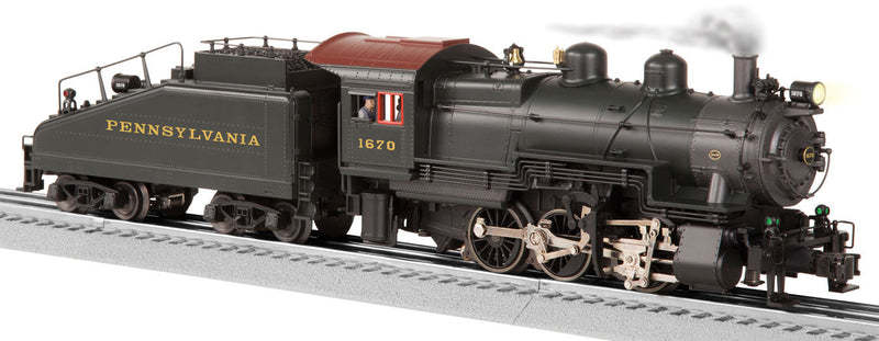 Class B6sb 0-6-0 - Scale 3-Rail w/Legacy Sound & Control -- Pennsylvania Railroad #1670 (black, graphite, Tuscan)