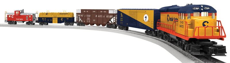 Modern Diesel Freight Set w/Sound & LionChief Remote -- Chessie System