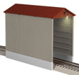 Illuminated Hopper Shed -- Assembled
