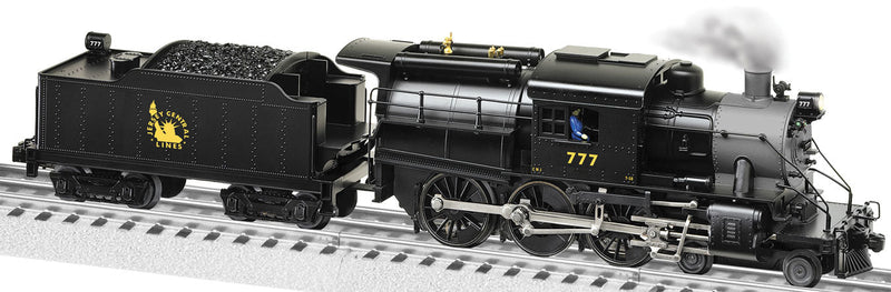4-6-0 Camelback - 3-Rail w/RailSounds & LionChief Plus Remote -- Central Railroad of New Jersey #777 (black, graphite)