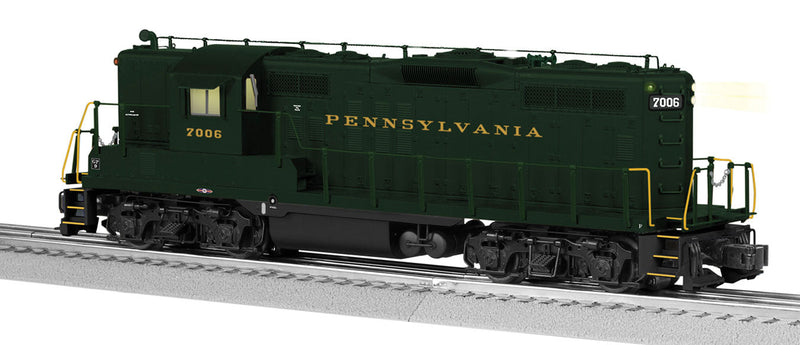 EMD GP9 - Scale 3-Rail w/Legacy Sound, Control & Smoke -- Pennsylvania Railroad #7006 (Brunswick Green w/Trainphone Antenna)
