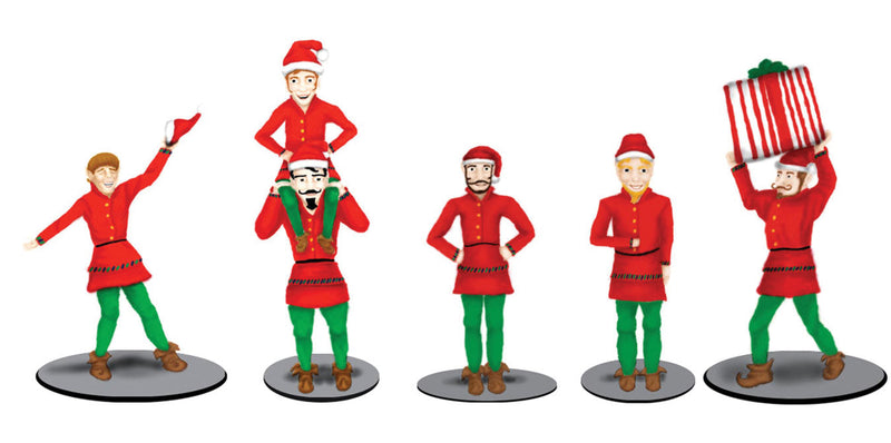 The Polar Express Elves Figure Pack pkg(6)