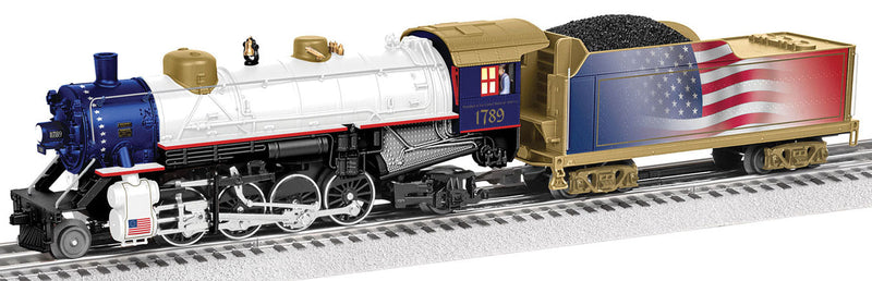 2-8-2 Mikado - 3-Rail w/Sound, LionChief(R) Plus Remote & Bluetooth -- Presidents Boxcar Series