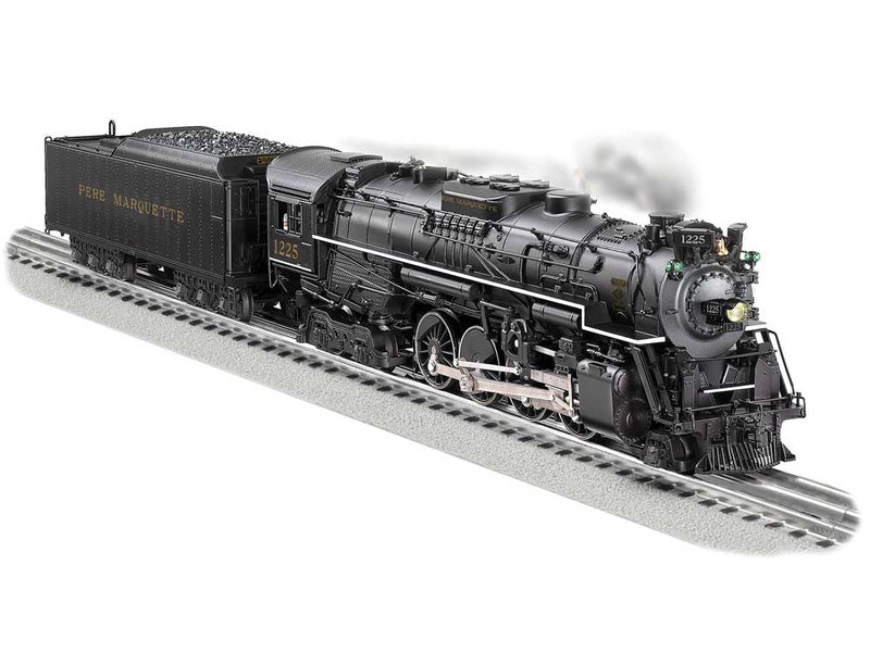 2-8-4 Berkshire - 3-Rail - Legacy Sound & Control -- Pere Marquette 1225-1