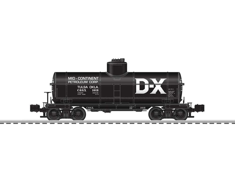 8,000-Gallon Tank Car - Scale 3-Rail - Ready to Run -- Mid Continent 1018-1