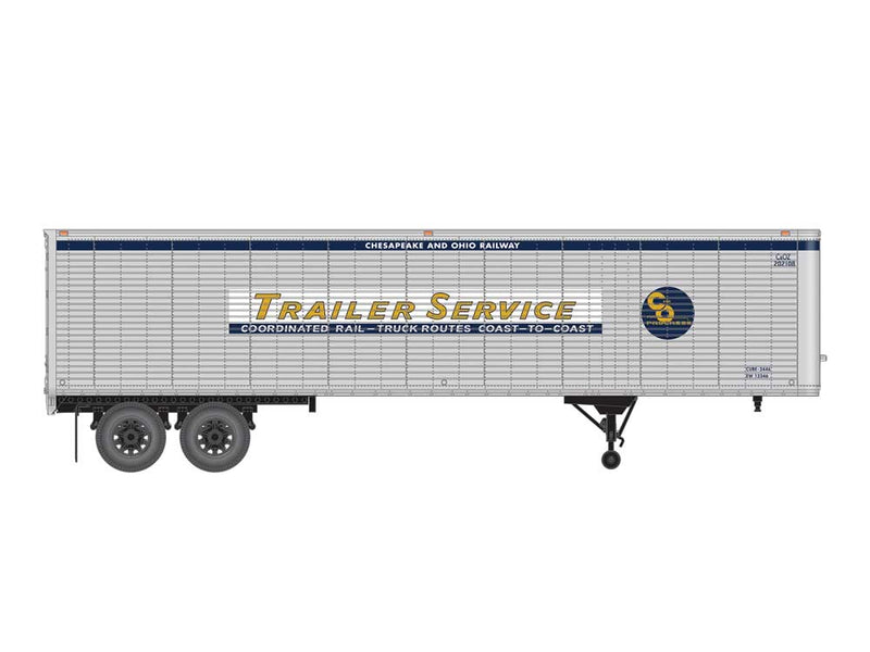 40' Trailer 2-Pack - Assembled -- Chesapeake & Ohio
