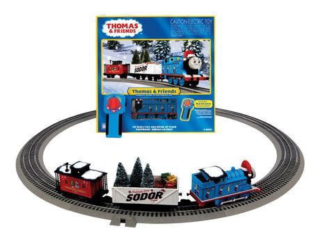 Thomas and Friends Christmas Set - LionChief -- Thomas 0-6-0, 2 Cars