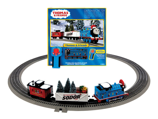 Thomas and Friends Christmas Set - LionChief -- Thomas 0-6-0, 2 Cars