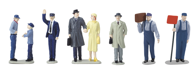 Pedestrians & Working People -- Includes 8 Figures-1