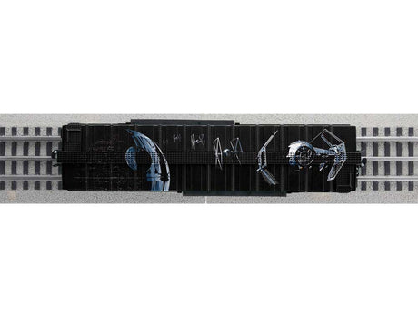 Star Wars Battery Operated O-Gauge Train Set -- F3A Diesel, 4 Cars, Track Oval, Remote Controller-3