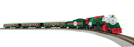 The Christmas Express - LionChief Bluetooth Control -- North Pole Central 2-8-4 Locomotive, 3 Cars