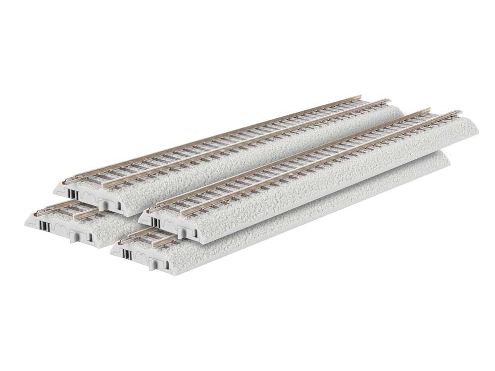 9" Straight Track - FasTrack -- pkg(4)-1