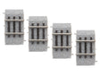 Straight Code 83 Roadbed Track - MagneLock -- 1" 2.5cm pkg(4)