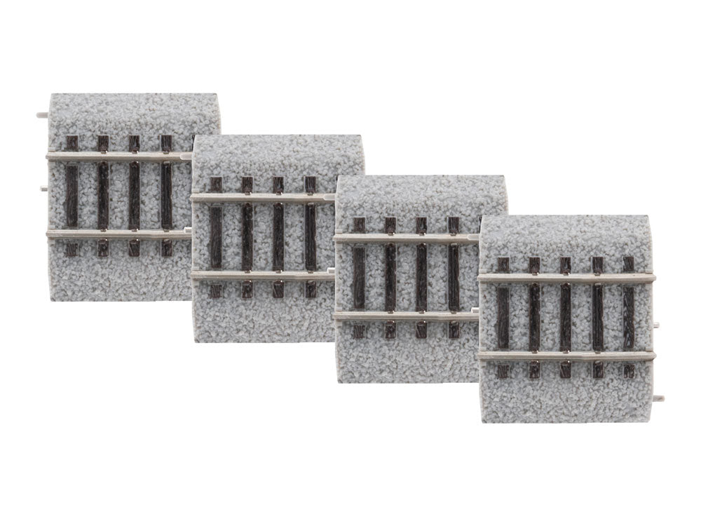 Straight Code 83 Roadbed Track - MagneLock -- 1-1/2" 3.8cm pkg(4)