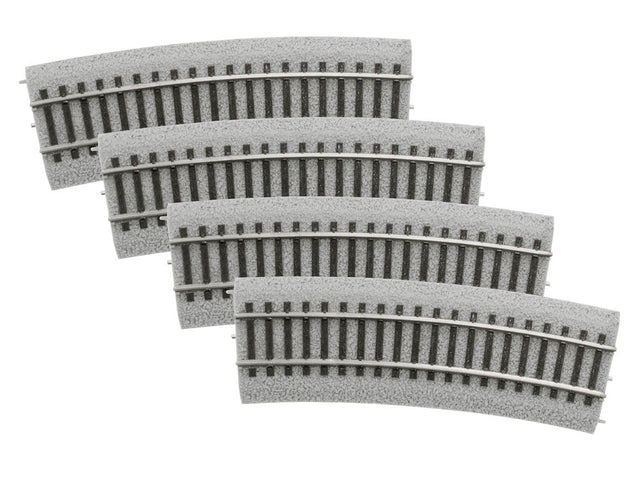 20" Radius Half-Curve Track - MagneLock -- pkg(4)
