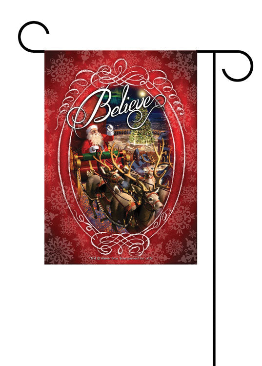 Santa in Sleigh Flag