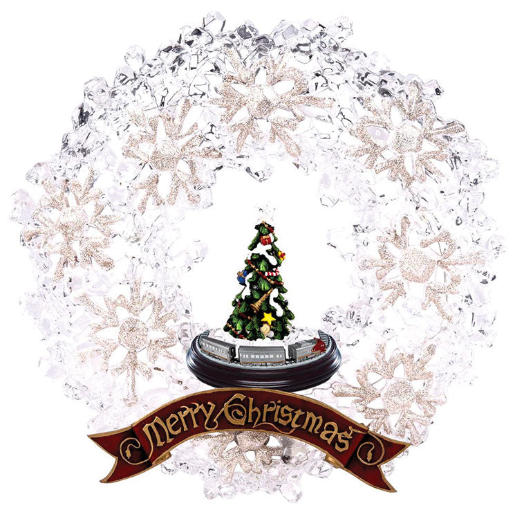 SANTA FE CHRISTMAS LIGHT UP WREATH