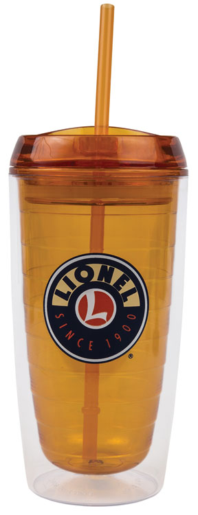 LIONEL ORANGE TUMBLER