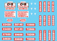 Vehicle Decal Set -- C&H Transportation