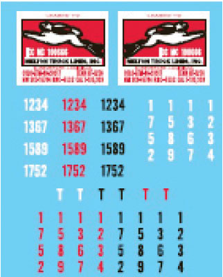 Vehicle Decal Set -- Melton Truck Lines
