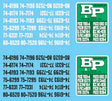 Vehicle Decal Set -- B&P Motor Express