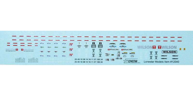 Decal Set -- Trailmobile 40' Flatbed Trailers