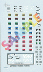 Decal Sheet -- For GHQ Model of Bobcat Skid Steer Loader (Sold Separately)