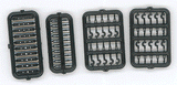 Detail Parts -- Working Pintle Hitch (black, Delrin(R) plastic)-1