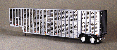 50' Barrett Livestock Trailer - Kit -- Modern Style, Four-hand Hole